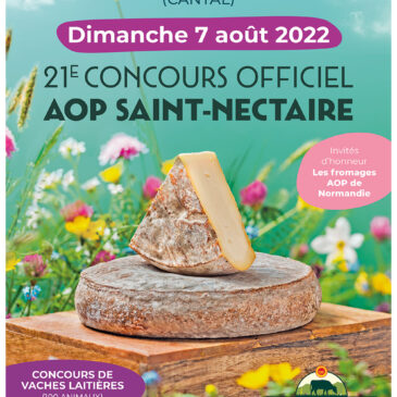 Concours officiel de l’AOP Saint-Nectaire